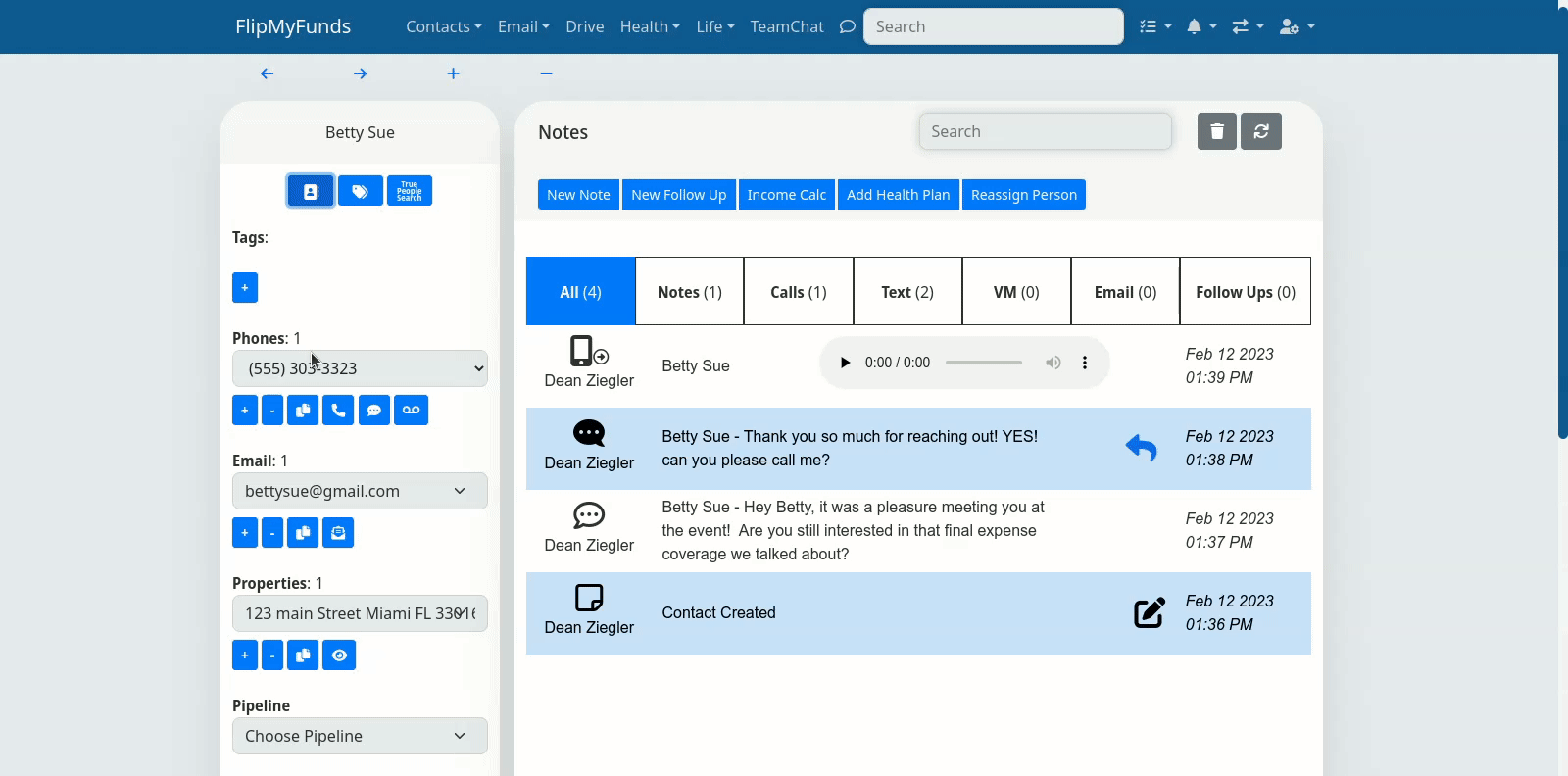 Example of how Easy E-mail modal's with Templates work